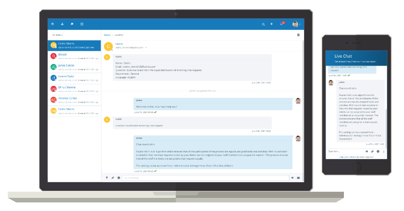 visionhelpdesk's tweet photo. Meet Vision Helpdesk’s Live Chat Software