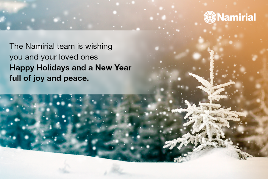 NamirialGroup's tweet photo. #SeasonsGreetings - The #Namirial team is wishing you and your loved ones #HappyHolidays and a New Year full of joy and peace. Have a very #MerryChristmas and may your 2022 be healthy and prosperous. 

#HappyNewYear #TheBestIsYetToCome #Namirial2022 https://t.co/dSY08jjvRd