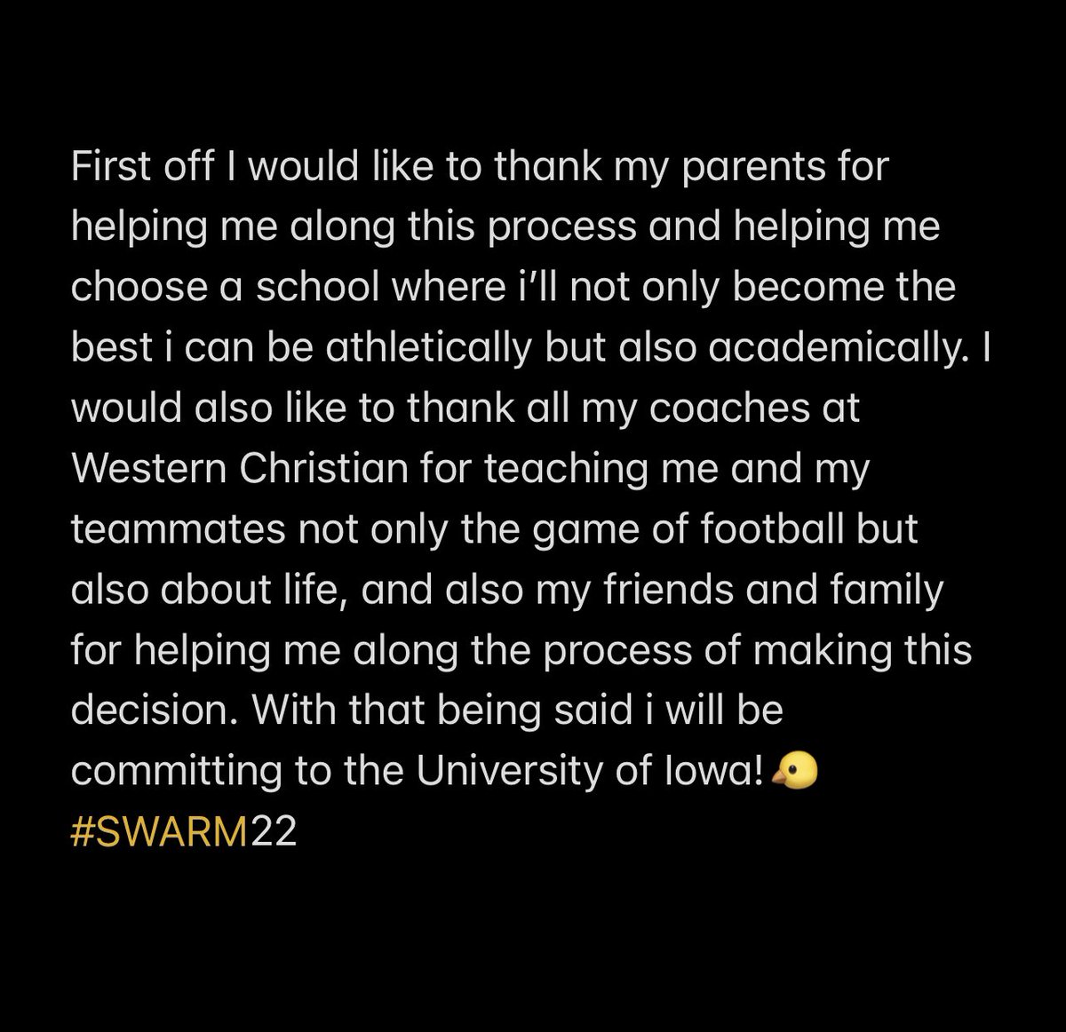 Committed❕🐤 #SWARM22