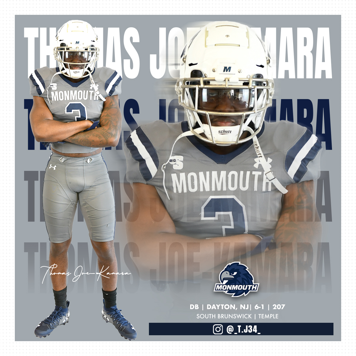 Monmouth Football tweet media