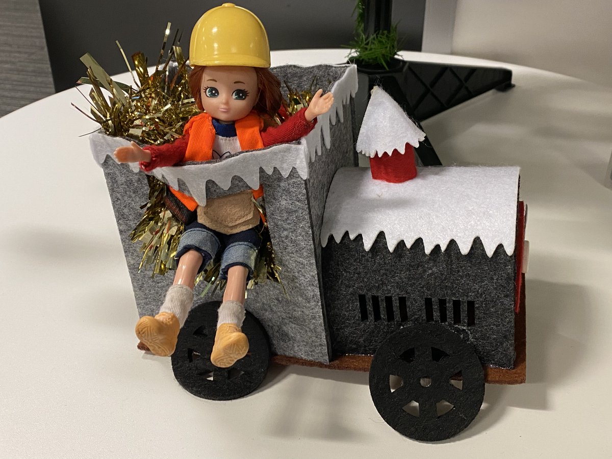 CafRail's tweet photo. WELCOME BACK LOTTIE!
Our Lottie Doll is back at the main office after her trip around United Kingdom &amp; Northern Ireland visiting all our depots, helping us decorating the office for Christmas, preparing photos from each destination and getting ready to go to Spain in January! https://t.co/IOs3xujcgA