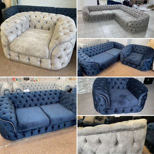 🌟🌟🌟🌟🌟
Our own Fendi Chesterfield is finally available to purchase online!

3 seater - £699
2 seater - £599
Chair - £399
Equal Corner - £1199

Find sizes and availability in the link below...
aintreesofas.com/product/fendi-…

*prices are subject to change*