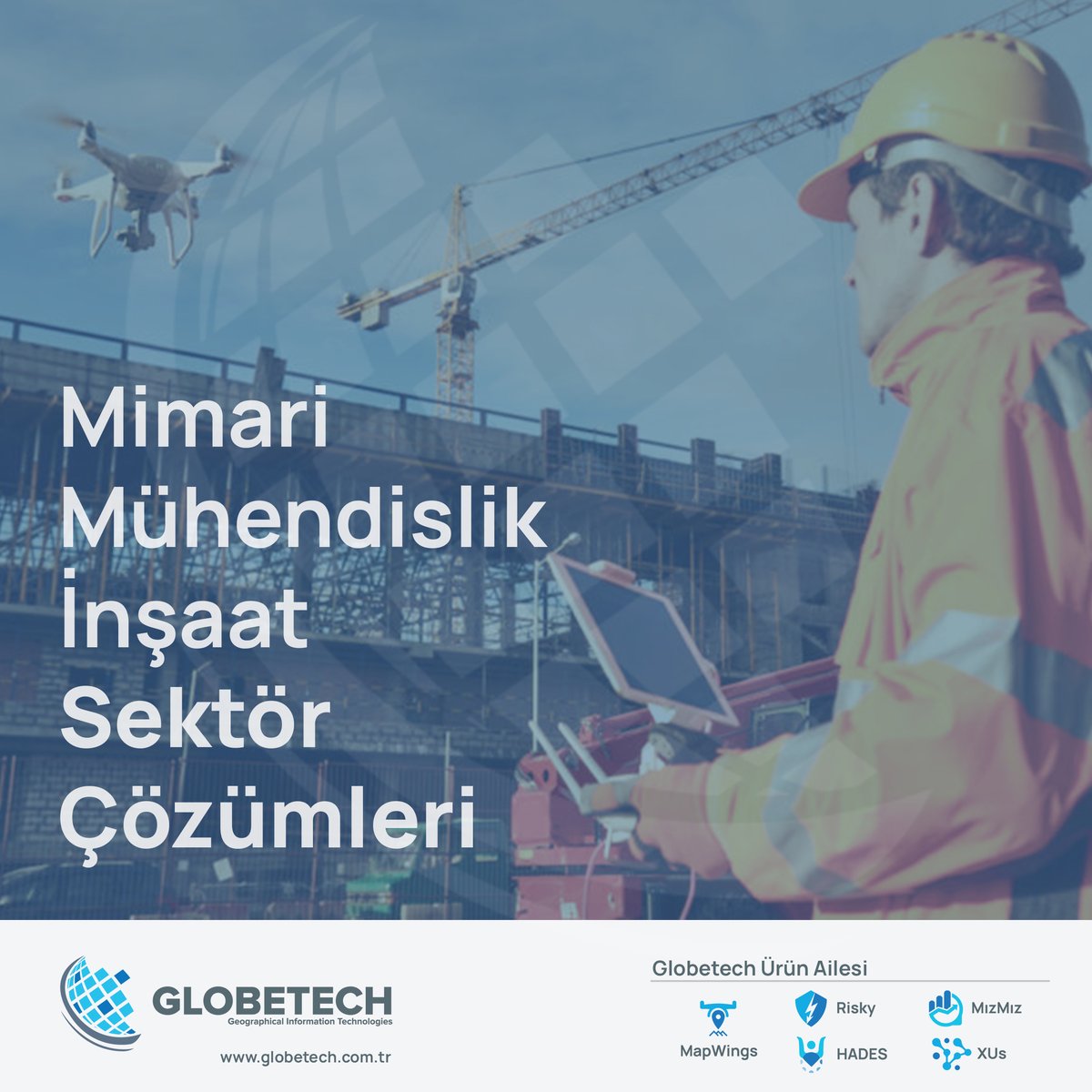 GlobetechGit's tweet photo. Mimari, Mühendislik ve İnşaat sektörüne özelleşmiş çözümlerimiz ile harita tabanlı Proje Takip Panelleri oluşturabilir, araziye çıkmadan projenizi yönetebilir ve takip edebilirsiniz.

Detaylı bilgi için bizimle iletişime geçebilirsiniz.
#inşaat #esri #mühendislik #drone https://t.co/smPk5dhQ3n