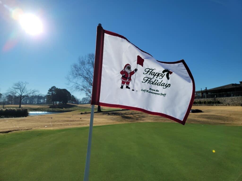 12/15- The maintenance team is out blowing greens, blowing fairways, mulching leaves, and cutting cups. We will go back to 90 degree today except holes 5, 7, 12, and 15. Location 5