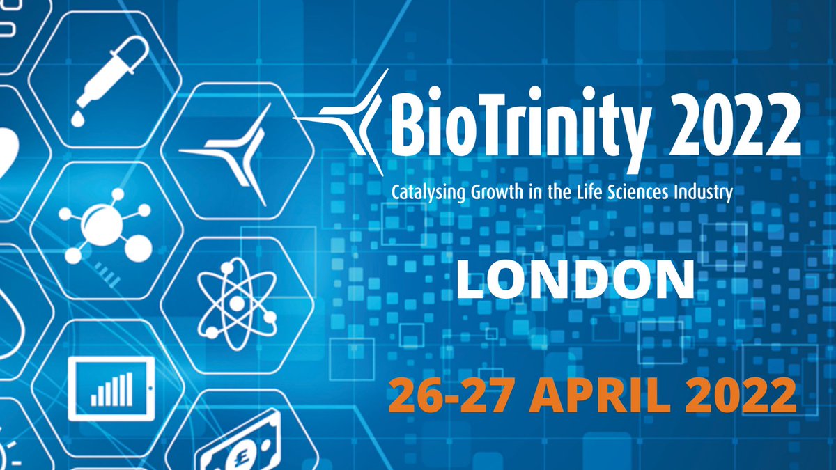 Catalyse your Growth at BioTrinity 2022: Last Chance to Save £400 Rates rise end of Wednesday 15 December!  For all the details and to book biotrinity.com