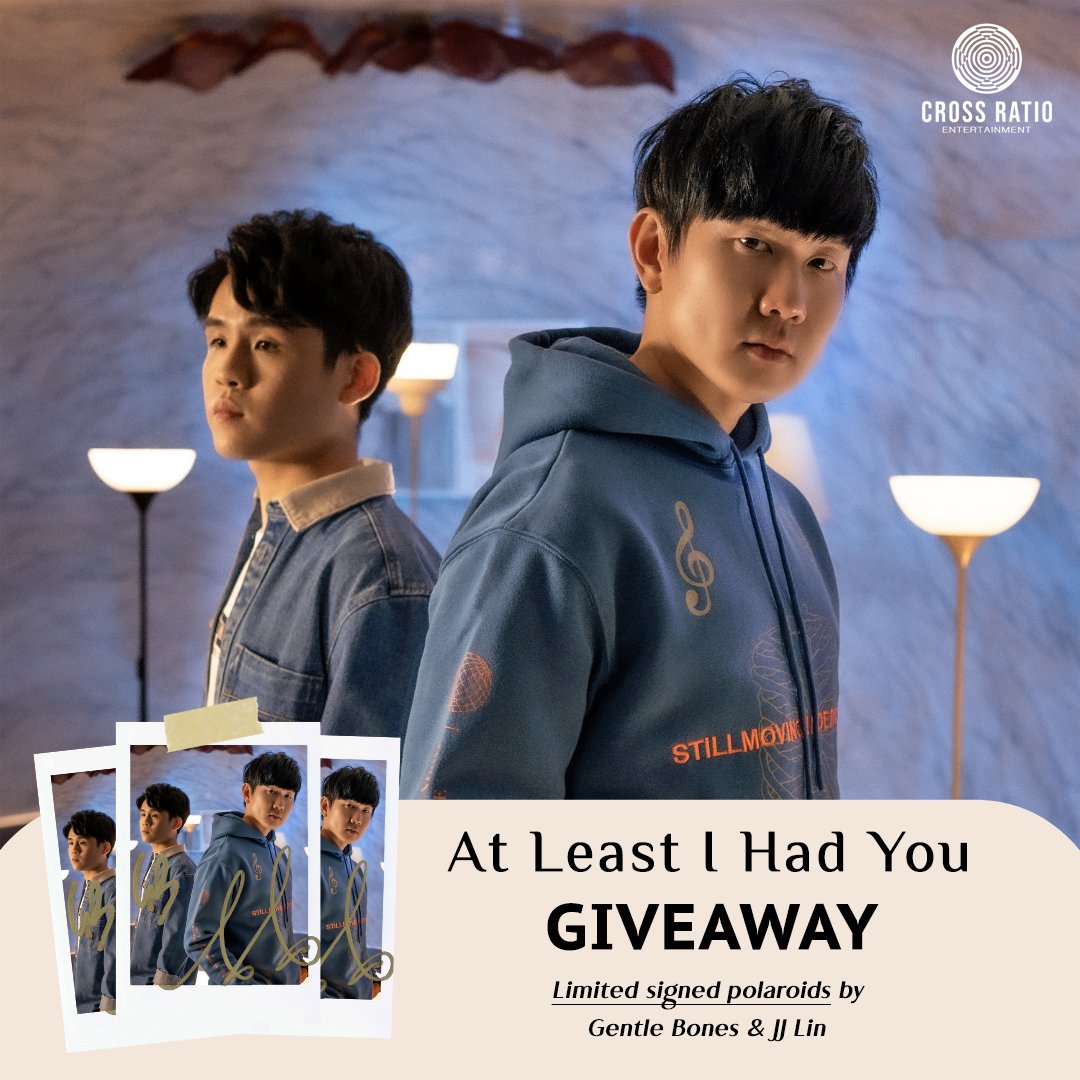 crossratioent's tweet photo. ‼️Giveaway 獨家 @JJ_Lin &amp; #GentleBones 簽名拍立得‼️

Good things must share, don’t say we never share~😌 Grab your chance to win 4 limited signed polaroids by your favourite #JJBones!📸  

#AtLeastIHadYou #小骨 #JJLin #林俊杰 #crossratioentertainment #giveaway https://t.co/mQyL3qjPYo