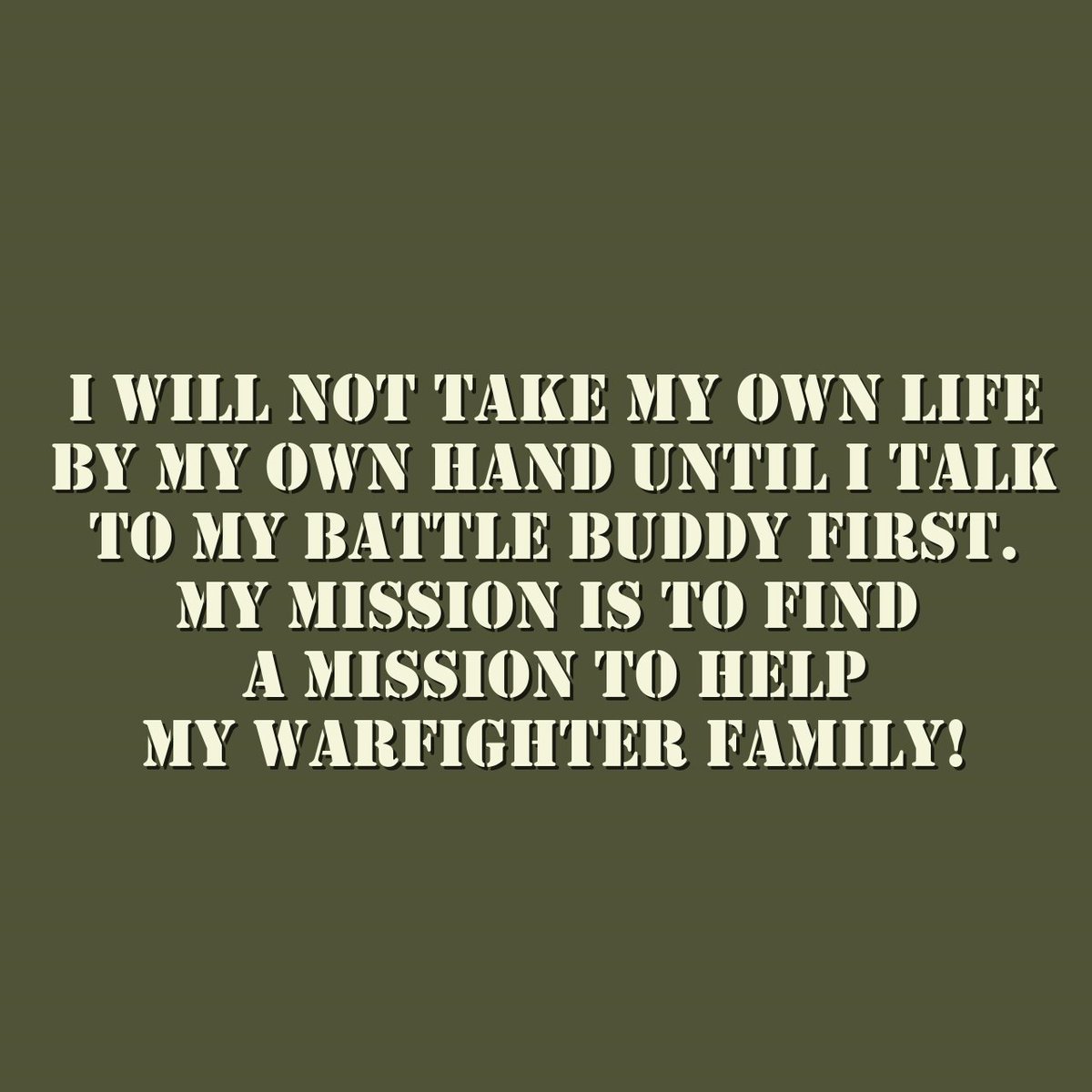 Buddy_Checker's tweet photo. Today I need one person from each state have a Veteran/Active duty to say the Spartan Pledge. If you can get a pic even better, we'll build an awesome wall to inspire others to say it too. Help me reach out & saves lives. Thank you.
#VetsInDistress #TheSpartanPledge #Patriots https://t.co/r10ZnDEXlG