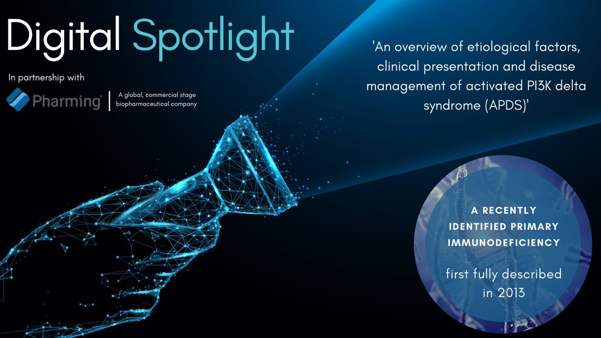 RareRevolutionM's tweet photo. Kicking off this week’s #APDS Digital Spotlight with #Pharming is an overview of the etiological factors, clinical presentation, and #DiseaseManagement of APDS. #RareDisease #PIDs #IEI #PI3K
https://t.co/xV3Zn7uHwe https://t.co/40QGxl9pdO