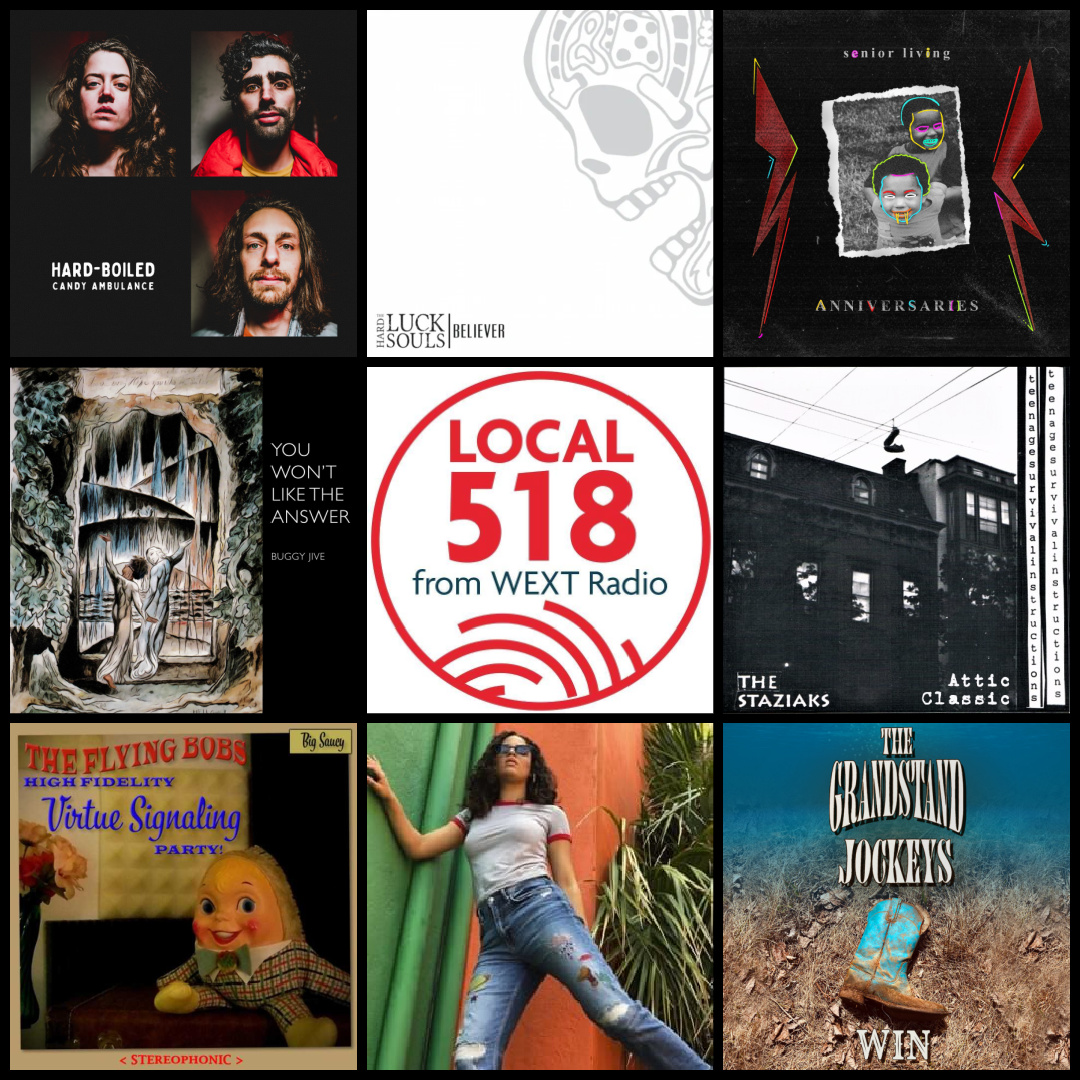 AndyGregory518's tweet photo. Hello! My @WEXTRadio @Local518Music Show playlist for Thu 12/16 at 11pm - great #music by The Hard Luck Souls | Darian Rodriguez | @BuggyJive | @FlyingBobs | @jockeys_the | @SENIORLIVING518 | @CandyAmbulance PLUS a #1998 #AtticClassic by THE STAZIAKS (@flypowhida +) https://t.co/WdSBf6ydbp