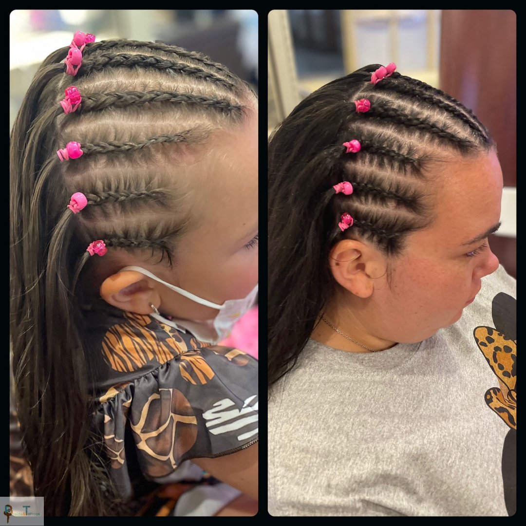 White Color Corn Rows White Cornrows Half