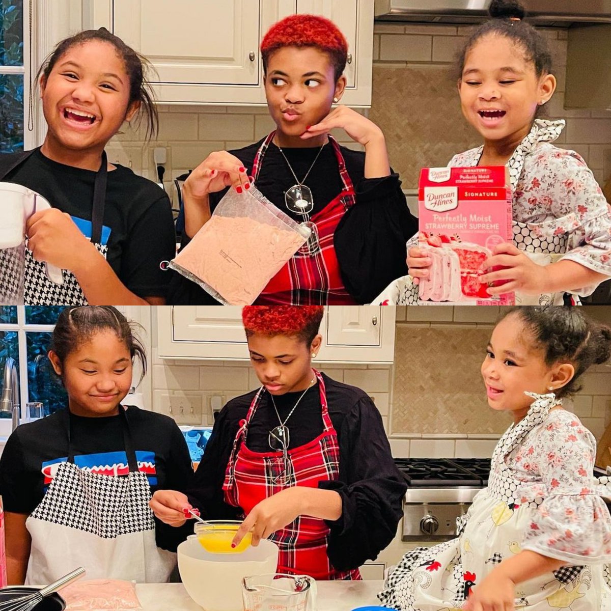 MilianFranceOff's tweet photo. #Violetmadison et ces sœurs en cuisine ❤🇺🇸 https://t.co/Fc1RISwCw4