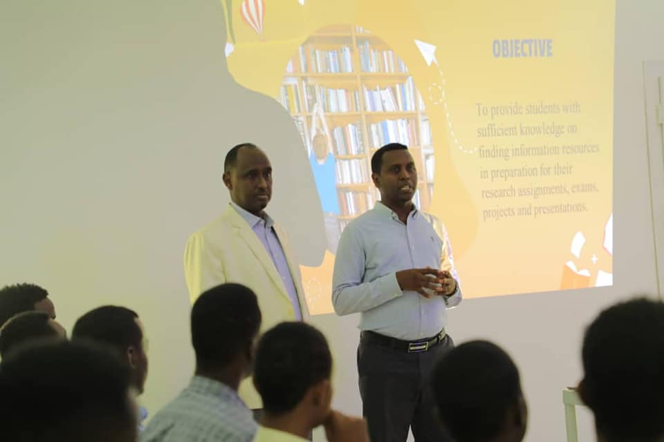 <a href="/SDhoobaale/">SU Library-Dhoobaale</a>  has been delivering a series of library classes to all first year students. The aim is to let these students know the available library resources and services made accessible to them so that they will get familiarized the organization of the resources and use them.