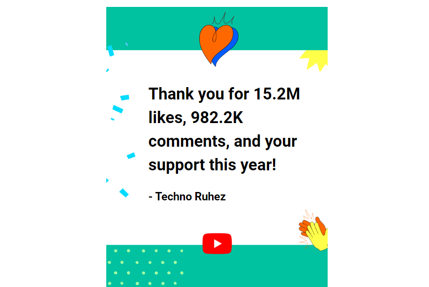 AmreliaRuhez's tweet image. Our 2021 Achievements on @YouTubeIndia 

Thank You All For Soo Much Love &amp;amp; Support❤️🙏

And Thanks To @YouTubeIndia @YTCreatorsIndia For giving us This Platform..

Will try to Improve More in 2022❤️