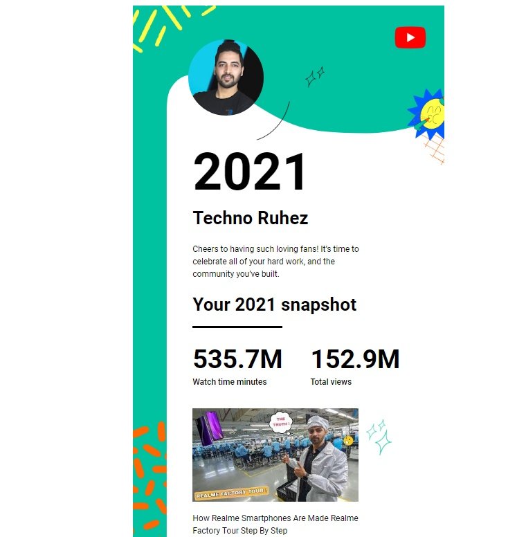 AmreliaRuhez's tweet image. Our 2021 Achievements on @YouTubeIndia 

Thank You All For Soo Much Love &amp;amp; Support❤️🙏

And Thanks To @YouTubeIndia @YTCreatorsIndia For giving us This Platform..

Will try to Improve More in 2022❤️