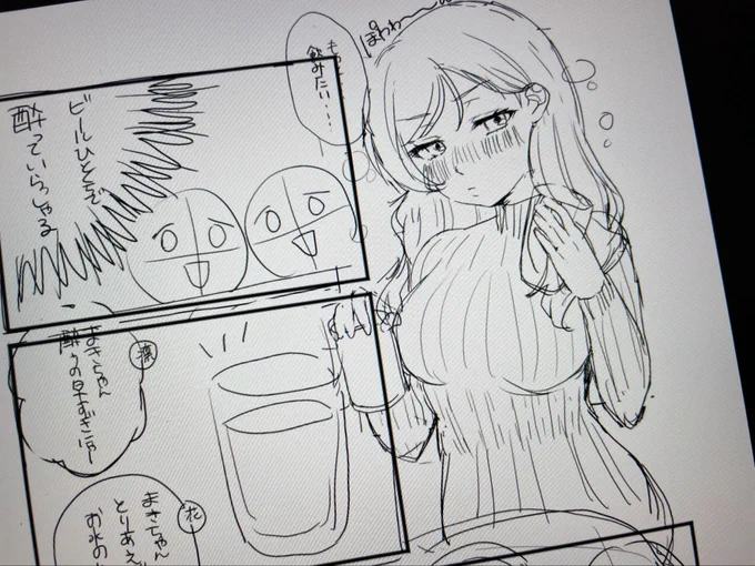 下書きですが、進捗やばめ。
この真姫ちゃんの線画は力を入れたいので正直何時間かかるか分かりません。頑張ります。 
