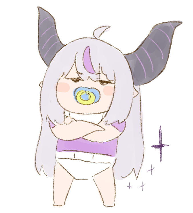ラプラス・ダークネス 「#Laplus_Artdesu 」|ねこやまのイラスト