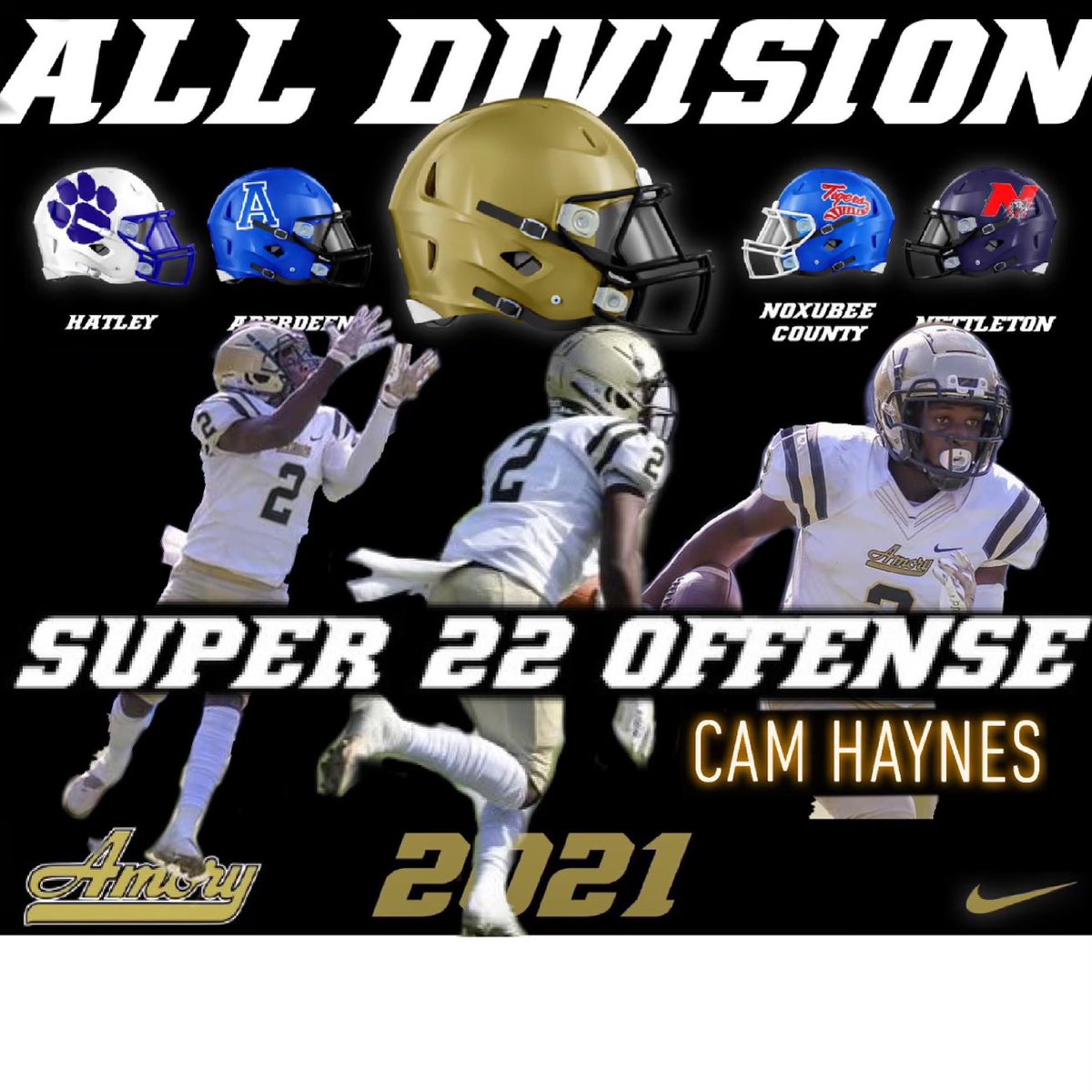 Blessed to be named apart of All Division Super 22 Offense!