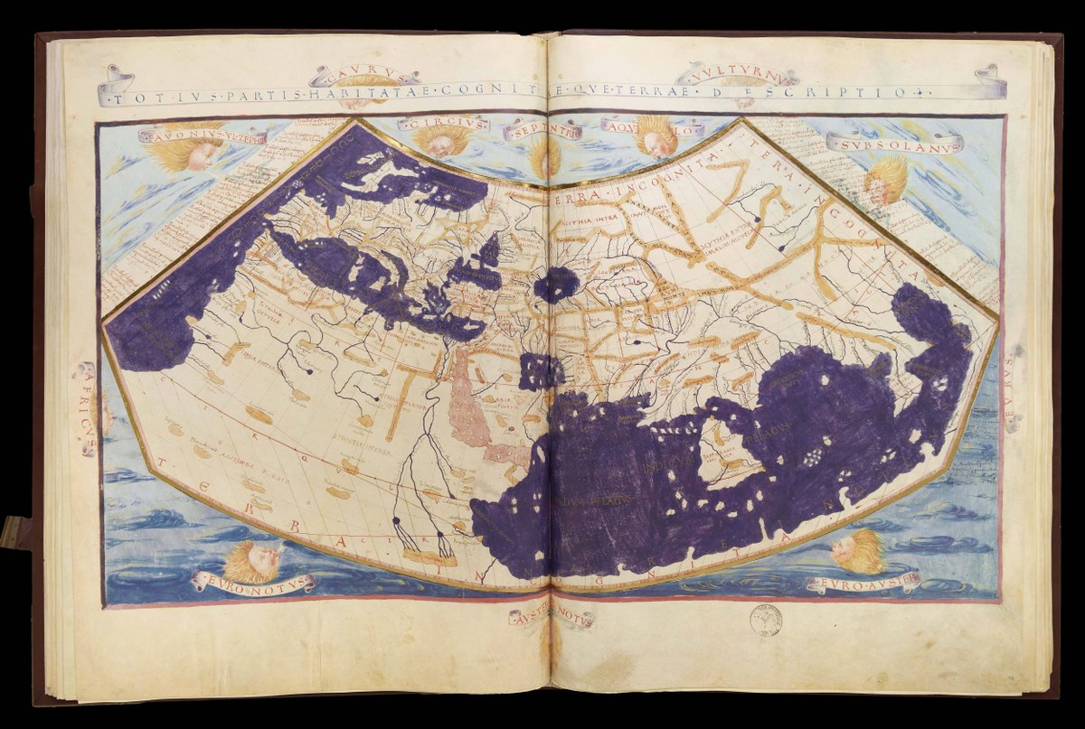 crouchrarebooks's tweet photo. PTOLEMAEUS, Claudius. Die Cosmographia des Claudius Ptolemaeus 1472/3. Zurich & New York, 1982.
#PTOLEMAEUS #raremaps #antiquemaps #maps #cartography #mapstagram #mapcollector https://t.co/DUK5g7NfrU
