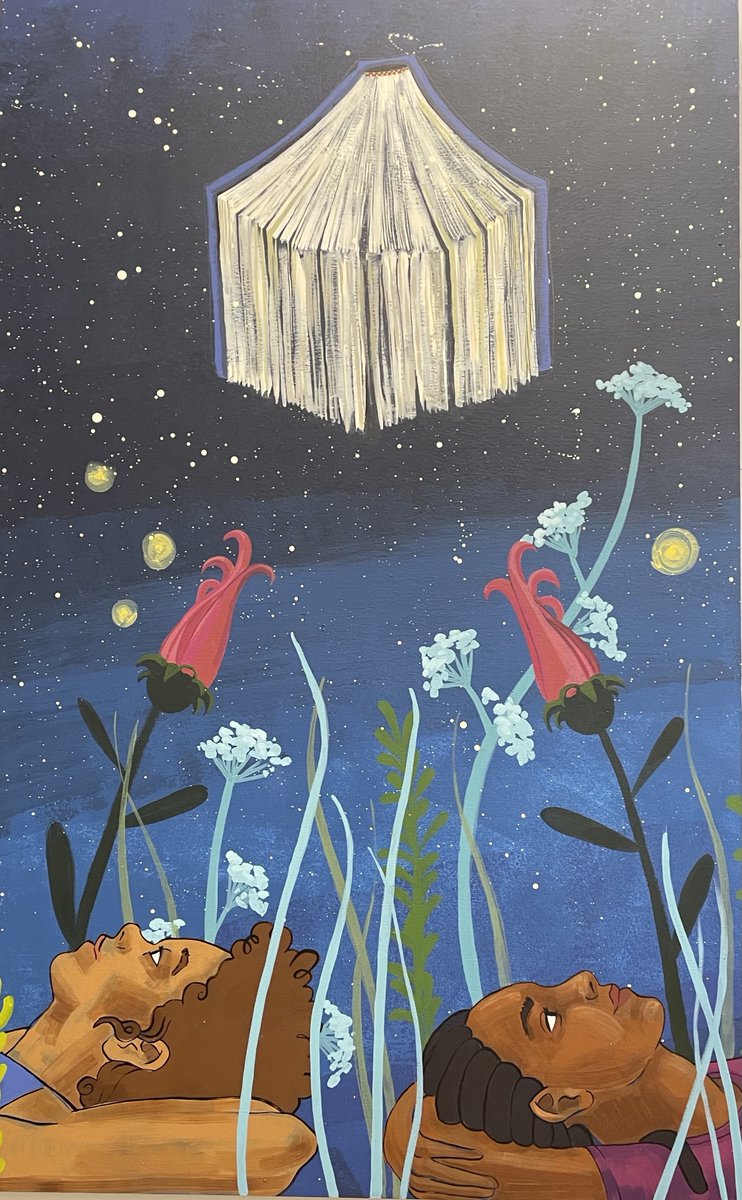 EdEquityCenter's tweet image. As this month&apos;s #liberationinspiration is #radicalimagination we wanted to share the mural that hangs in our office, commissioned by a local artist, Jocelyn Edwards. This imagery reminds us that radical imagination begins in young people.