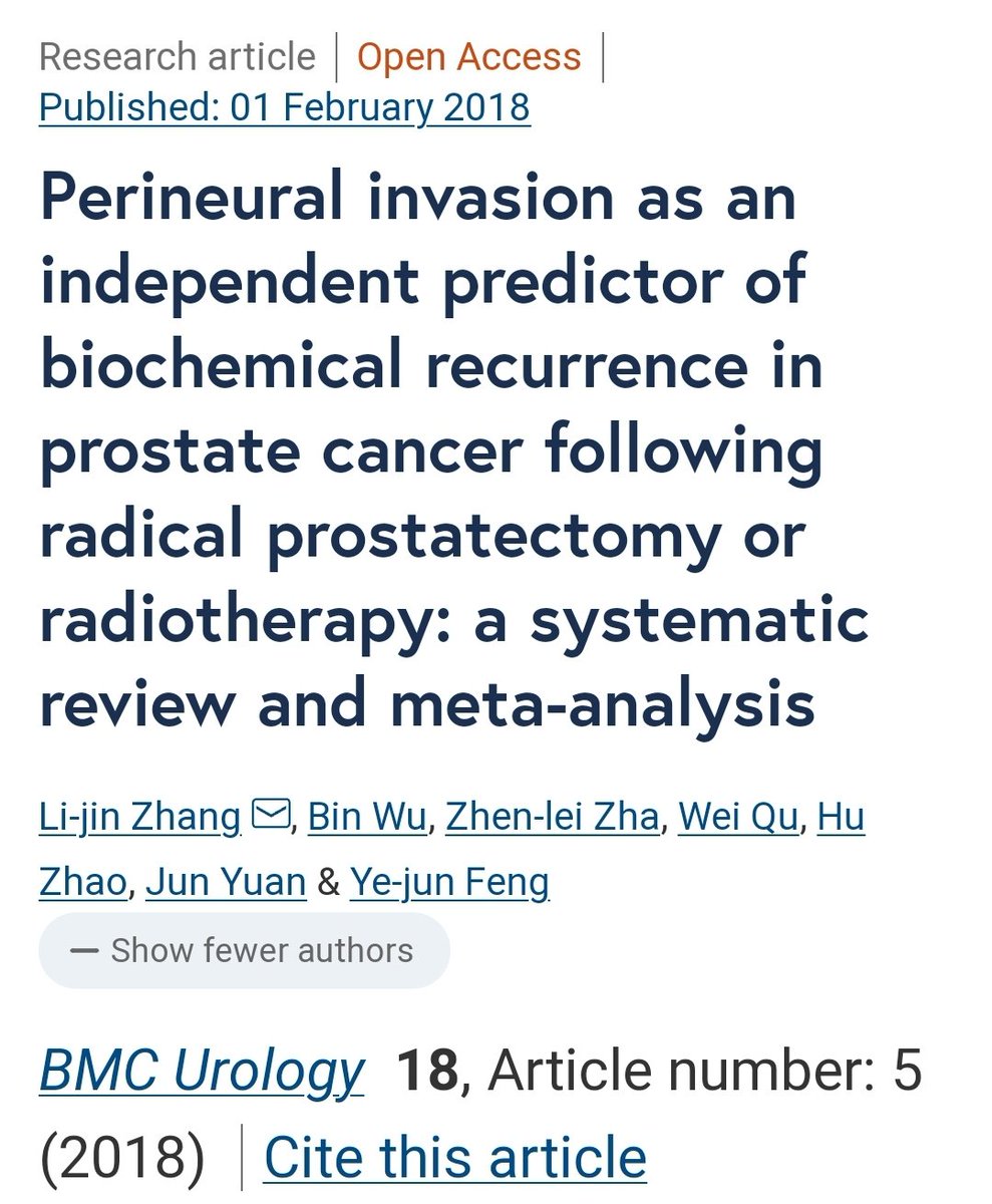 padmapathology1's tweet photo. Perineural invasion (PNI) in #caprostate #gupath #pathology
👉Significance of PNI as an independent prognostic value in #caprostate has been controversial
👉However, clinically relevant & prognostic value of PNI is strong enough to be considered for pathology reporting guidelines https://t.co/H5u7khjjMO