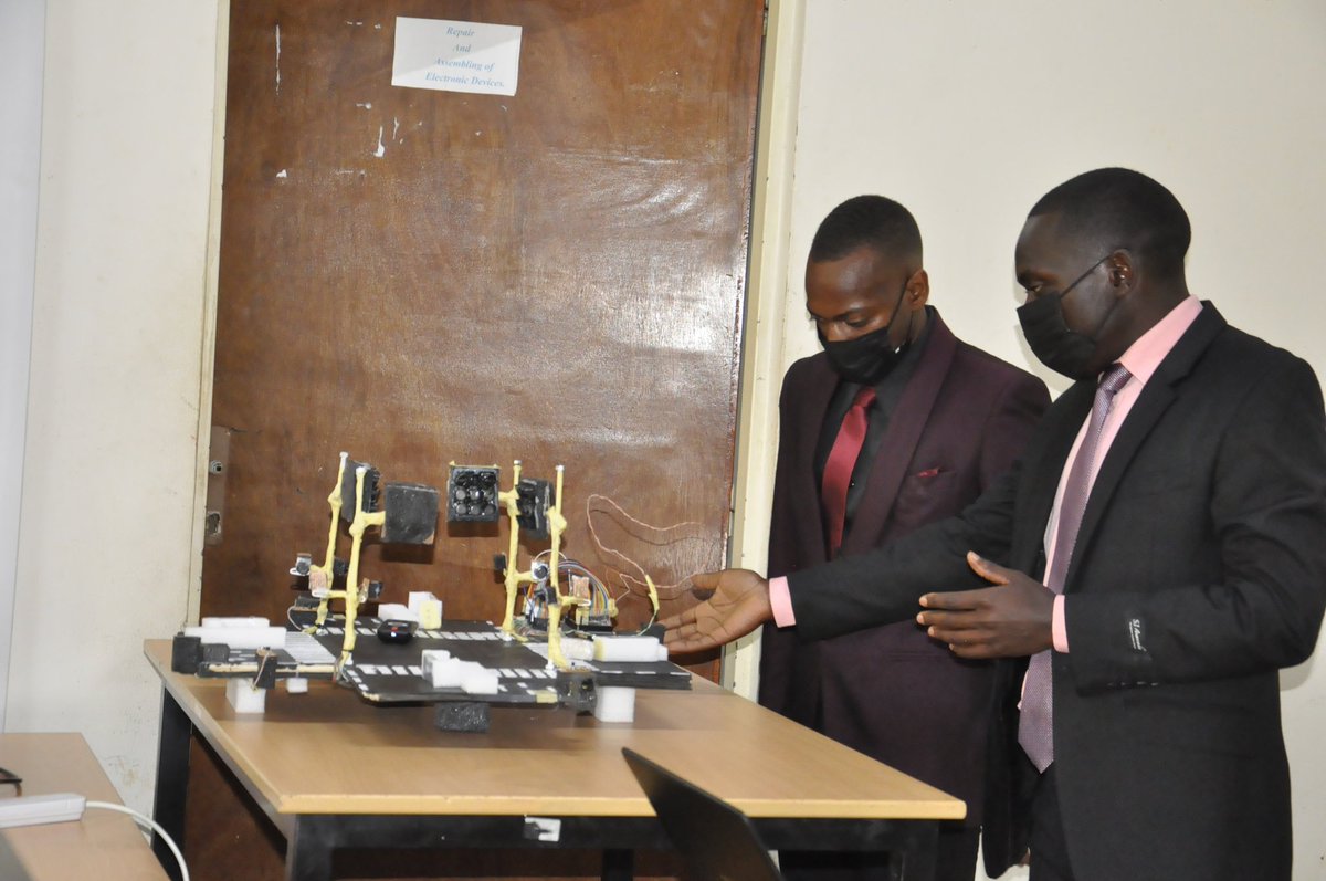 Tumba_College's tweet photo. Today December 15,2021, year 3 students in Electronics &amp; Telecommunication Technology at IPRC Tumba started their final year project defence, the projects included; Design &amp; Implementation of Intelligent Electrical Energy Meter.@RwandaPolytec @ritaclemence @NkurangaB https://t.co/yPIljRx5V8