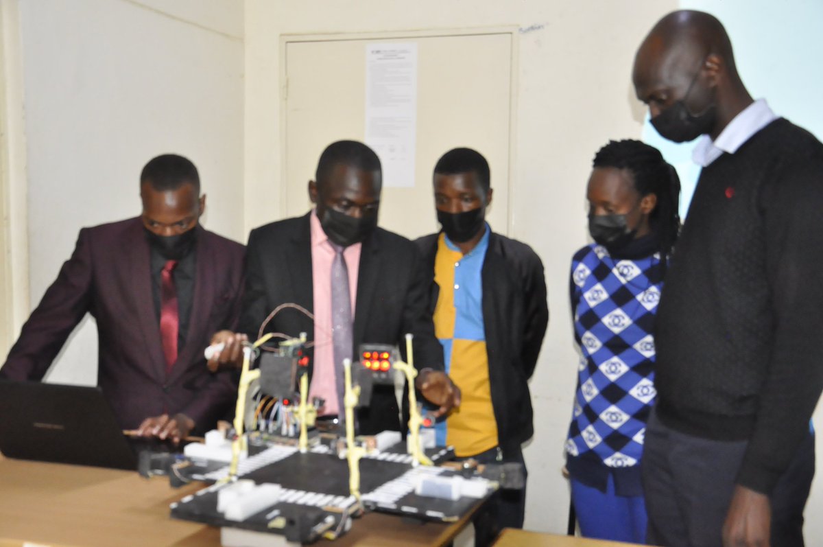 Tumba_College's tweet photo. Today December 15,2021, year 3 students in Electronics &amp; Telecommunication Technology at IPRC Tumba started their final year project defence, the projects included; Design &amp; Implementation of Intelligent Electrical Energy Meter.@RwandaPolytec @ritaclemence @NkurangaB https://t.co/yPIljRx5V8