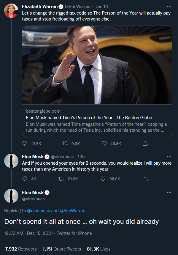 JiriSkrampal's tweet photo. Epic Elon moment. https://t.co/ho0E3NsRFk