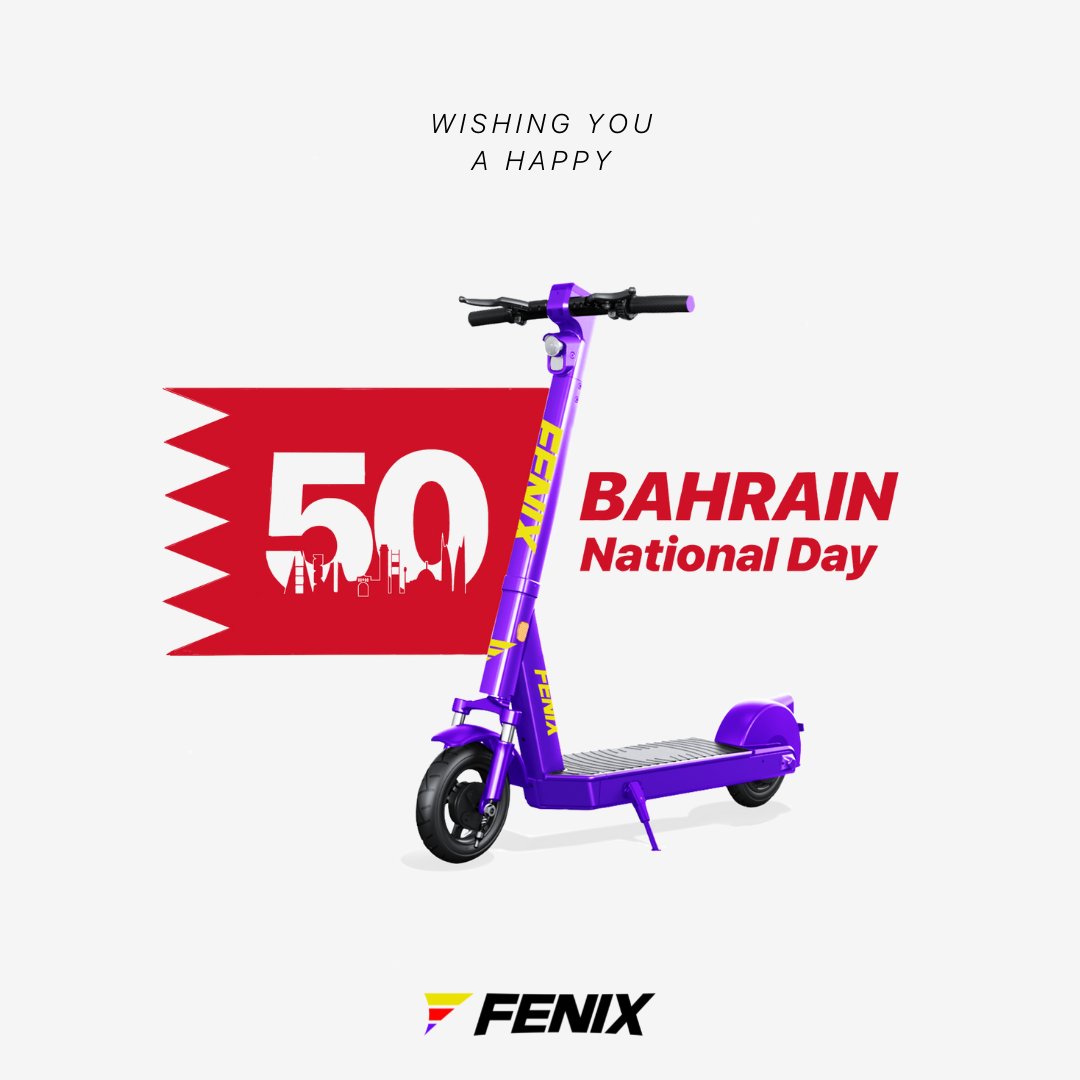 Celebrating the growth and leadership of Bahrain on its golden jubilee. Happy National Day Bahrain! #BahrainNationalDay #GoldenJubilee #Bahrain 
 
نحتفل بنمو وقيادة مملكة البحرين في يوبيلها الذهبي. عيد وطني سعيد للبحرين! #اليوم_الوطني_البحريني #اليوبيل_الذهبي #البحرين