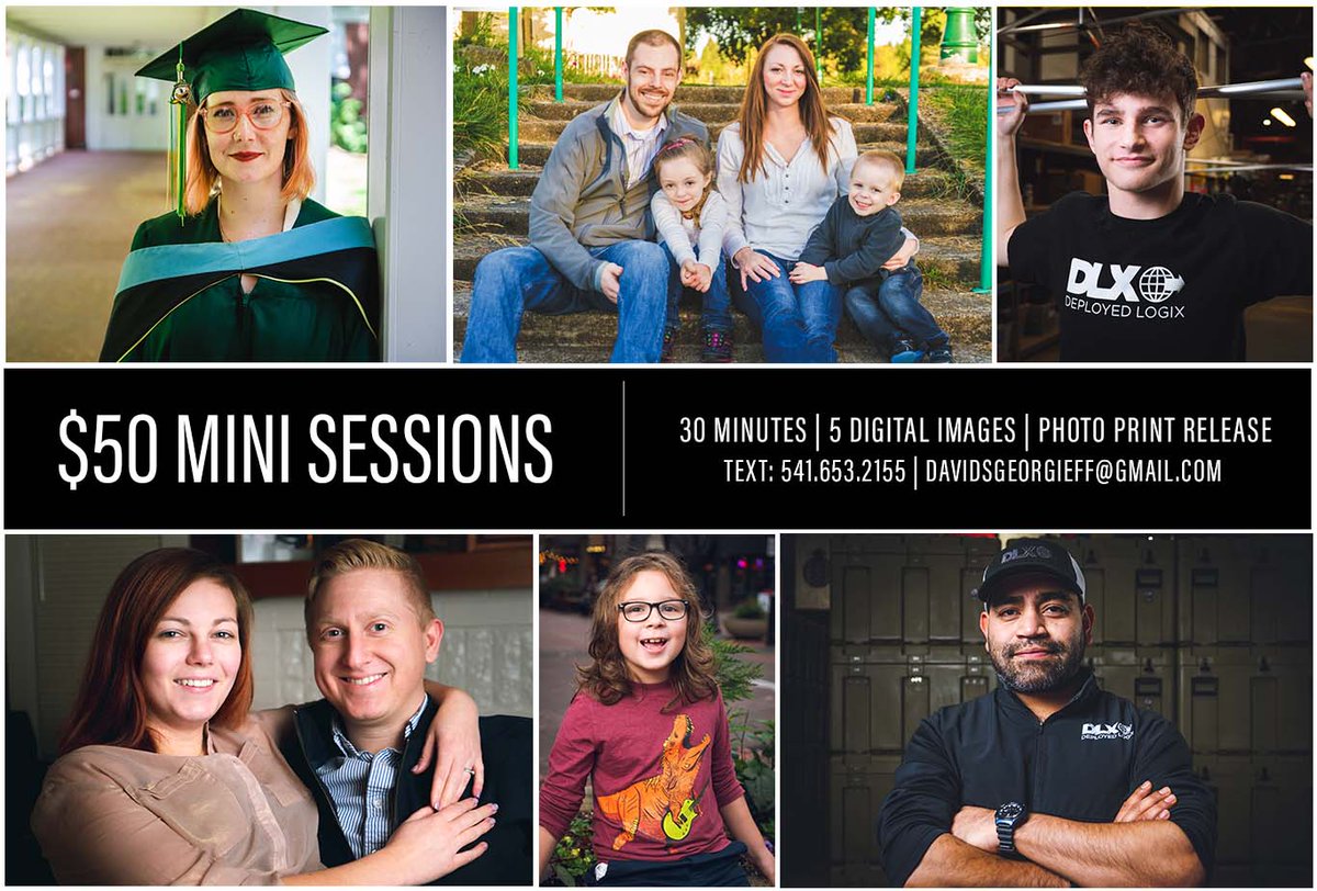 I still have #photo mini-sessions available as part of my #holidayseason deal.  $50 for a 30min Session. Contact me today to book. #Eugene #photographer #portraitphotography