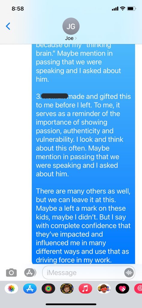 JRappaport27's tweet photo. Sent this note to my former admin (and current friend:) Connections with students run deep and their impact on me far reaching. #mtbos #onted #Math4HF #thinkingclassroom @Math4HF @pgliljedahl @brownridgeps https://t.co/mAqxCxgRIq