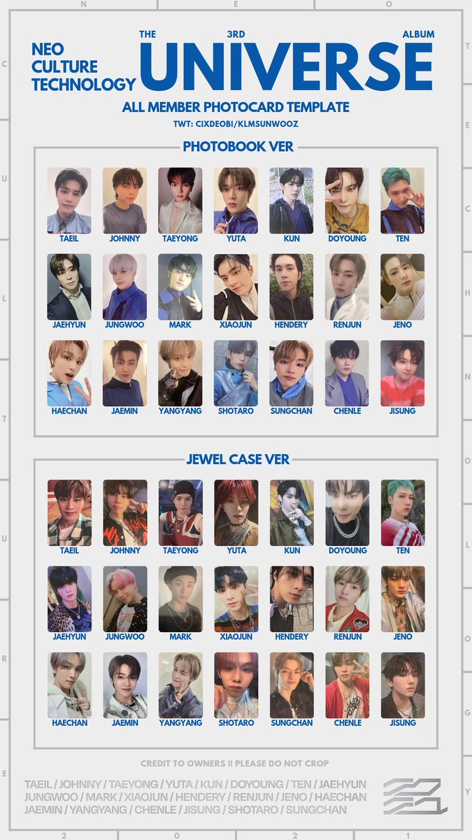 COMPLETE ✓ 엔시티 2021 포카 리스트 교환 NCT 2021 [UNIVERSE] OT21