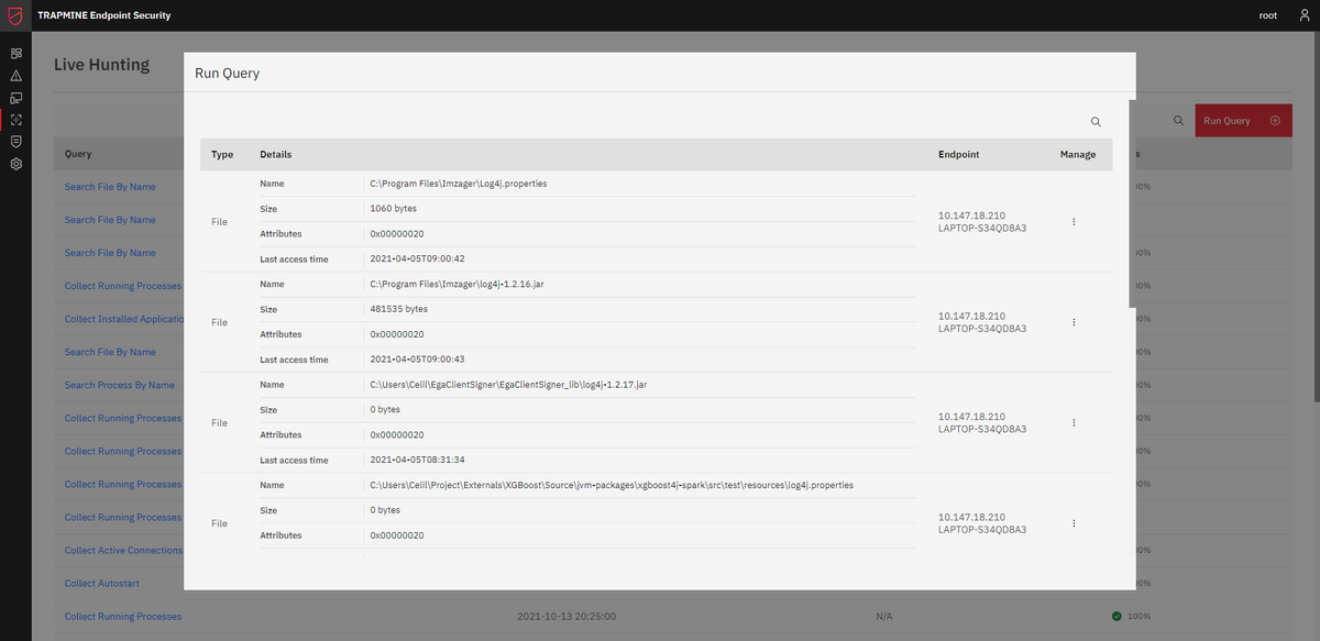 Mitigating the Log4j Vulnerability with TRAPMINE  #log4j #log4shell trapmine.com/blog/mitigatin…