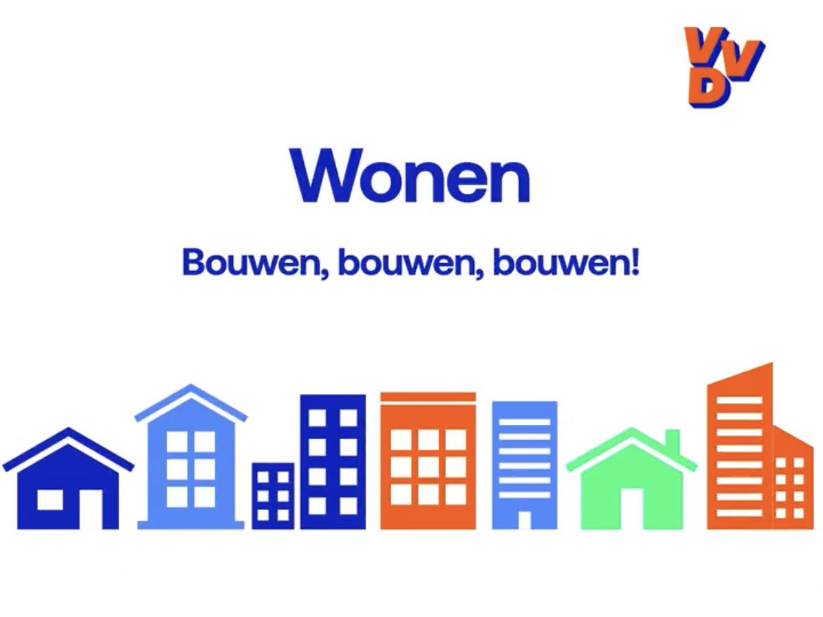 danielkoerhuis's tweet photo. Welke plannen voor wonen staan er in het #coalitieakkoord?

We gaan bouwen in heel NL, zowel binnen- als buitenstedelijk.
We gaan versnellen tot 100.000 woningen per jaar.
We stellen hierbij 7,5 mld beschikbaar voor infrastructuur.

Bouwen, bouwen, bouwen! https://t.co/6nPaGRdShL