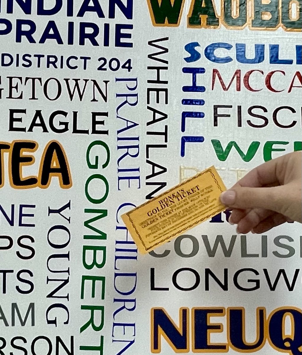 Candy Michelli (@candymichelli) on Twitter photo Attention <a href="/ipsd204/">Indian Prairie 204</a> staff: Willy Wonka heard it was a 204 Unity Day and placed 204 “Golden Tickets” inside Wonka chocolate bar wrappers! 1 lucky winner per building will win a marvelous prize before Winter Break! Who has the Golden Tickets? #2gether204 Unity-Community-Opportunity Attention <a href="/ipsd204/">Indian Prairie 204</a> staff: Willy Wonka heard it was a 204 Unity Day and placed 204 “Golden Tickets” inside Wonka chocolate bar wrappers! 1 lucky winner per building will win a marvelous prize before Winter Break! Who has the Golden Tickets? #2gether204 Unity-Community-Opportunity