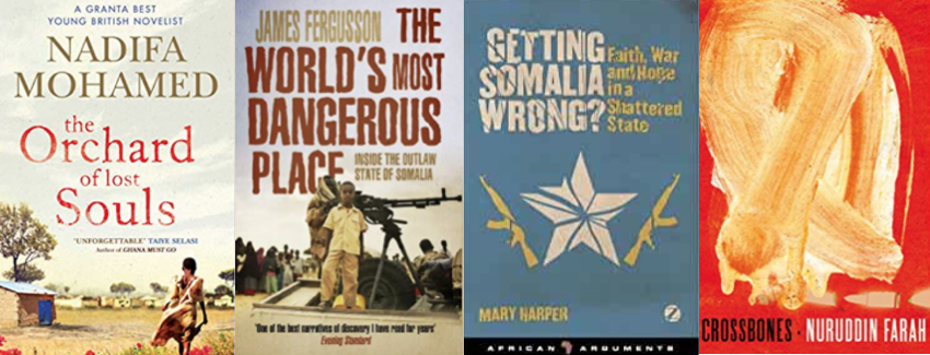 The best books on Somalia: Nadifa Mohamed’s (<a href="/thesailorsgirl/">Nadifa Mohamed</a>) The Orchard of Lost Souls; James Fergusson’s (<a href="/jferg66/">James Fergusson</a>) The World’s Most Dangerous Place; <a href="/mary_harper/">Mary Harper</a>’s Getting Somalia Wrong?; Nuruddin Farah’s Crossbones #SomaliLit #Somalia ReadTheWorld.com