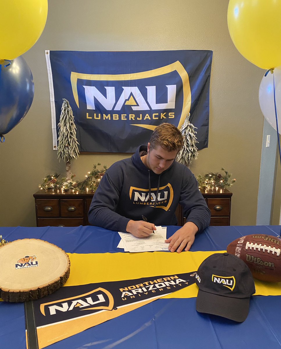 Officially official ✅ Ready to go to work‼️<a href="/NAU_Football/">NAU Football</a> <a href="/RobinPflugrad/">Robin Pflugrad</a> <a href="/aaronpflugrad/">Aaron Pflugrad</a> <a href="/CoachChrisBall/">Chris Ball</a> <a href="/pinecreek_fb/">Pine Creek Football</a> <a href="/warriorqbcoach/">Warren McCarty</a> <a href="/CHSAA/">CHSAA</a> <a href="/gazettepreps/">Gazette Preps</a> <a href="/NewsPikesPeak/">Pikes Peak Newspapers</a> <a href="/RobNamnoum/">Rob Namnoum KRDO</a> <a href="/WeArePineCreek/">Pine Creek Athletics</a>