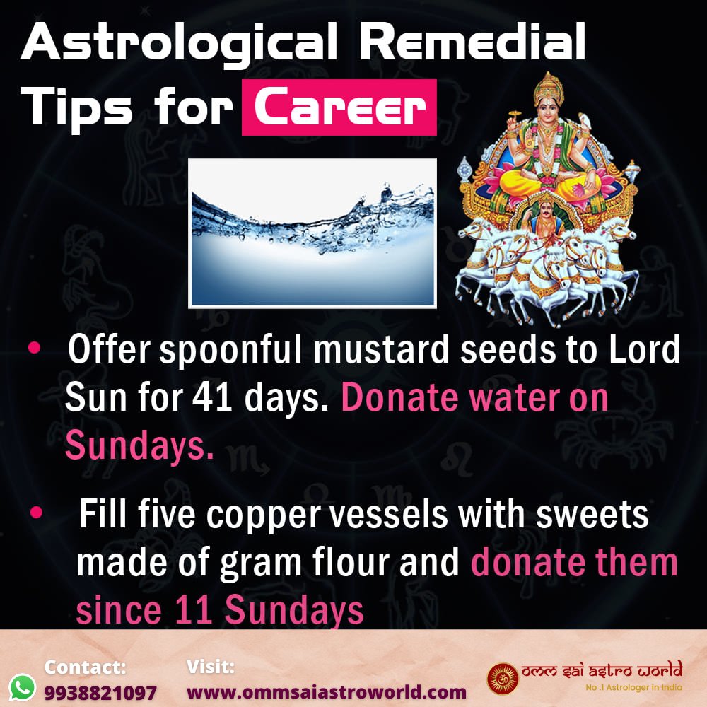 AstroOmm's tweet photo. Astrological Remedial Tips For Career

For More Information Visit - https://t.co/Ba2ZmiF2YR Or
Contact Us :- +9199388 21097

#astrologer #ommsaiastroworld #gemstones #gemstonejewelry #astrologertips #AstrologerSpecialis #bestastrologer #horoscope2021 #zodiacsigns https://t.co/pcuN0I0ehy