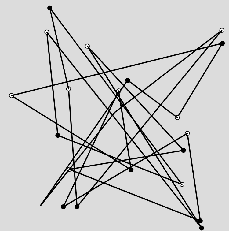 I'm on a 3week learning sprint with <a href="/encryptoland/">alice</a> . Objective is to mint a generative Celtic knot by EOY. Day 1 scribbling here. Next stop is to study <a href="/gorillasu/">Ahmad Moussa || Gorilla Sun</a> OO approach to random walkers..... improve, rinse, repeat. Will update this daily. Even the line scribbles are fun!!!