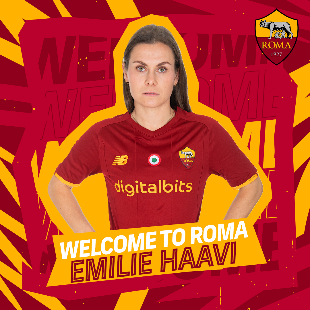 🚨 𝐃𝐎𝐍𝐄 𝐃𝐄𝐀𝐋 🚨

<a href="/EmilieHaavi/">Emilie Bosshard Haavi</a> 🇳🇴 joins the Giallorosse! 🐺
 
#ASRomaWomen #ASRoma