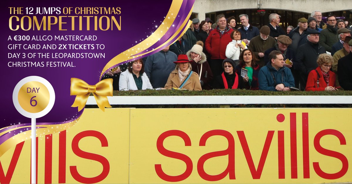 Leopardstown RC (@leopardstownrc) on Twitter photo ⭐ Exciting Giveaway⭐
WIN a €300 ALL GO Mastercard Gift Card and 2x tickets to the SOLD OUT Day 3 of The Leopardstown Christmas Festival on December 28th courtesy of our generous partners <a href="/SavillsIreland/">Savills Ireland</a> 🤩
Retweet & Enter Here ➡️ bit.ly/3lW2IHB
#LeopardstownRC ⭐ Exciting Giveaway⭐
WIN a €300 ALL GO Mastercard Gift Card and 2x tickets to the SOLD OUT Day 3 of The Leopardstown Christmas Festival on December 28th courtesy of our generous partners <a href="/SavillsIreland/">Savills Ireland</a> 🤩
Retweet & Enter Here ➡️ bit.ly/3lW2IHB
#LeopardstownRC