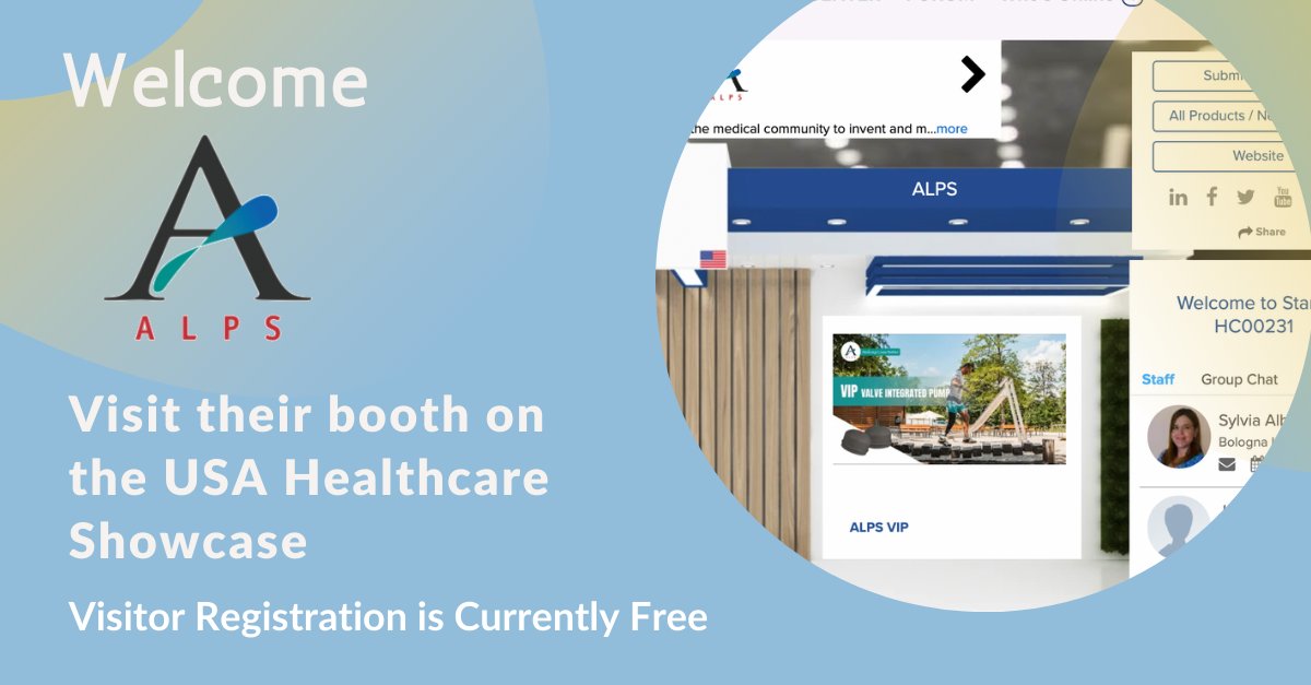 HCSC_USA's tweet photo. Welcome to the USA Healthcare Showcase Alps South Europe. Visit their Digital Exhibit here -> https://t.co/01bDrXp62l

We have almost 200 companies, thousands of products &amp; services all on one platform. Bringing buyers and sellers from the Healthcare industry together. https://t.co/Lcm8lv2oTP