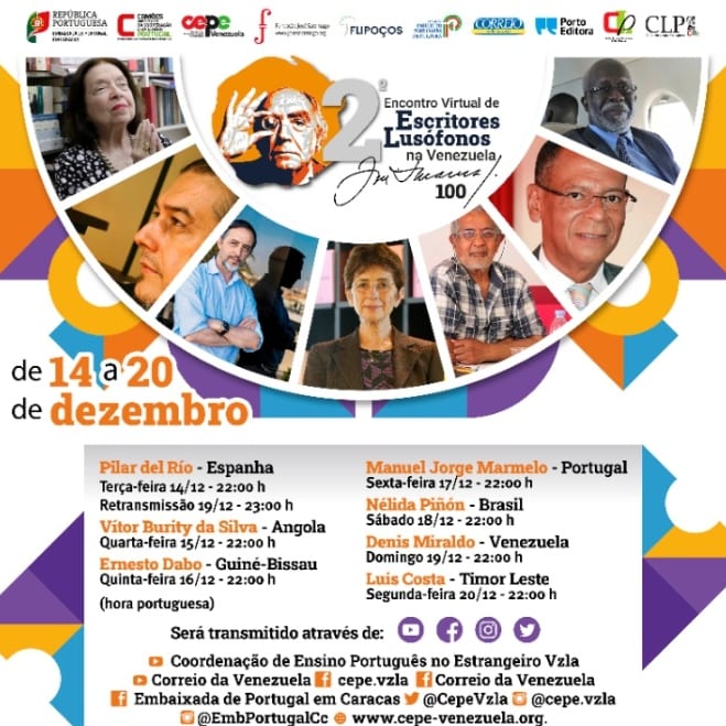 En pleno el II Encuentro Virtual 
de Escritores Lusófonos con literatos de Angola, Brasil, España, Guinea Bissau, Portugal, Timor Oriental y Venezuela, incluyendo a Pilar del Rio, presidenta de la Fundación José Saramago. 
He sido invitado por el país anfitrión.

<a href="/FJSaramago/">Fundação José Saramago</a>