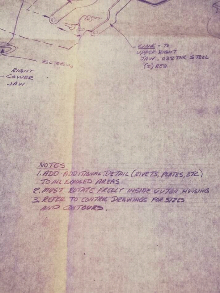 puffmarko's tweet photo. #Galoob original blue print of Crusher Cruiser.
It was originally indicated as a vehicle for #Blackstar line.
When Galoob closed the Blackstar toy line, it was "recycled" into the #Infaceables line. https://t.co/ZjJCYlNcIF