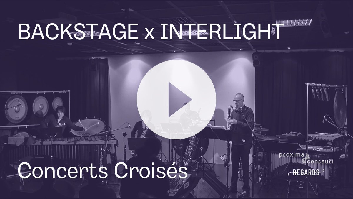 PcProxima's tweet photo. #BACKSTAGE x #INTERLIGHT - Concerts Croisés
Découvrez la captation des œuvres de @FredericDurieux, Fernando Fiszbein, Christophe Havel et Didier Rotella interpetées par Proxima Centauri et l'ensemble Regards au @SCRIME_UBx .
▶️https://t.co/oaM06lulzp https://t.co/wWSSAwcy4c