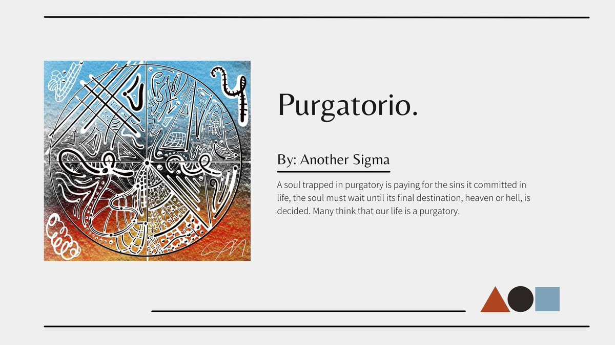 anothersigma0x's tweet photo. Purgatorio. 

A soul trapped in purgatory is paying for the sins it committed in life, the soul must wait until its final destination, heaven or hell, is decided.

Listed on @withFND  🌐

Reserve Price 0.25 $ETH

https://t.co/mGwUm2GEsz https://t.co/MlHfOLc5rz