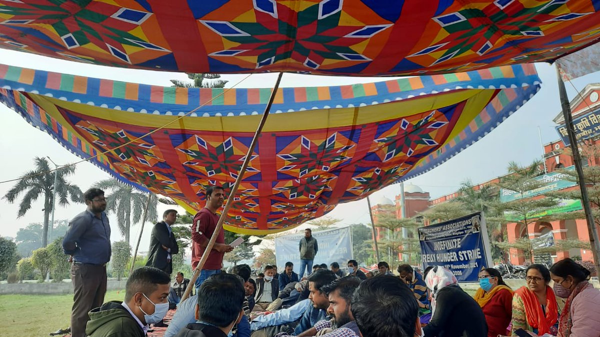 HidayatMir5's tweet photo. 30th day of relay hunger strike by BAU Scientists for implementation of Career Advancement Scheme
@NitishKumar
@SaravanaKr_n
@Singhapbjp
@yadavtejashwi
@icarindia
@Agribih
@nstomar
@ugc_india
#protectBAU https://t.co/FcwKEI9b2c