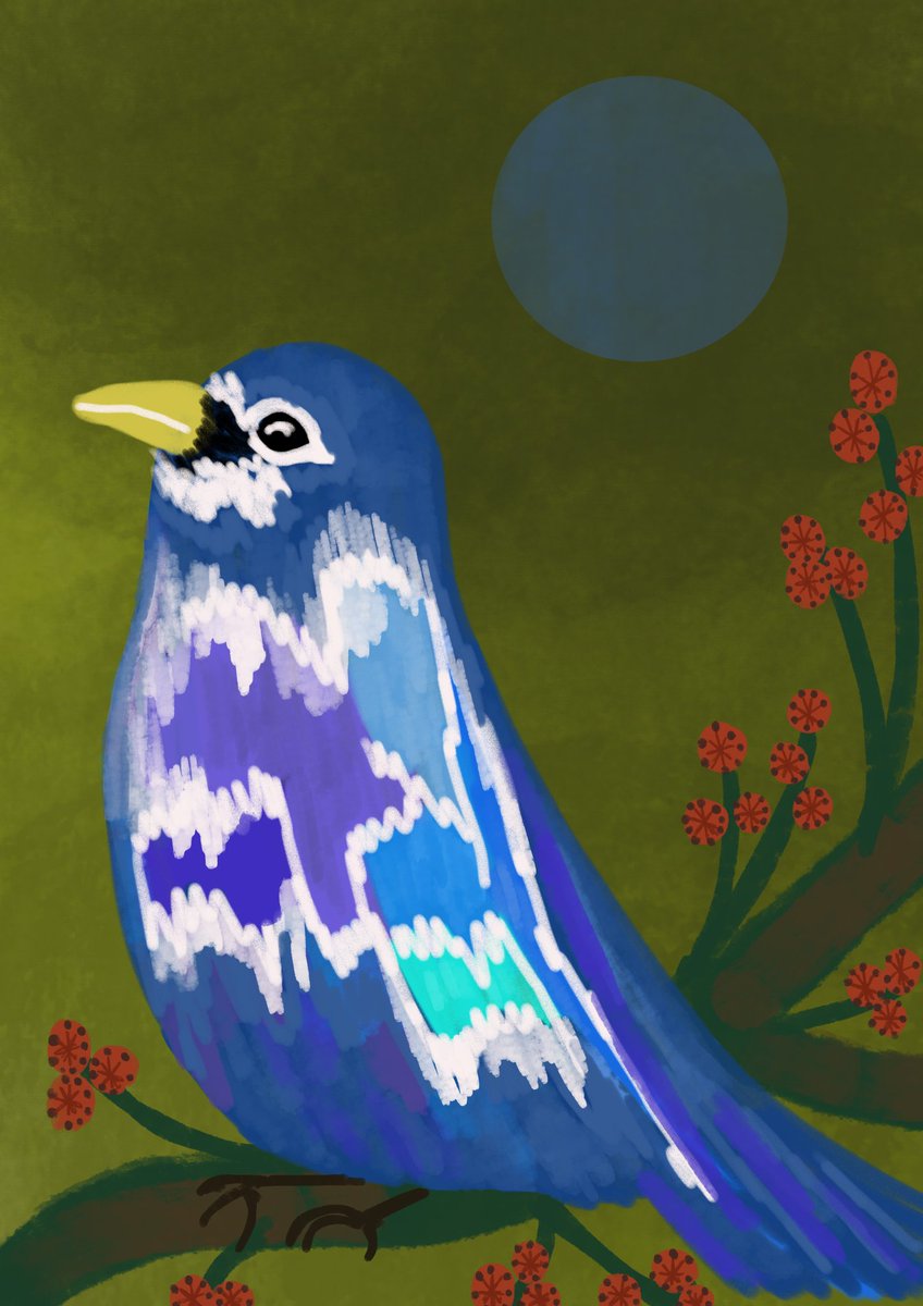 RabbitGuides's tweet image. Funky Blue Jay Way ❤️
#illustration #illustrationart #birds