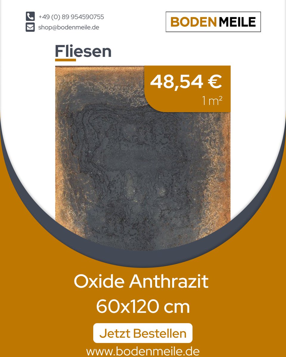 bodenmeile's tweet photo. #Fliesen

https://t.co/Kof1mAQ3Od

Bestellen heute online! 

✓ Persönliche Beratung 
✓ Schnelle Lieferung 
✓ Günstige Preise

💻Web.  https://t.co/0LC7ddd6dy
📞Tel. +49 (0) 89 954590755
✍️Mail. info@bodenmeile.de https://t.co/wz4U4IbOmc