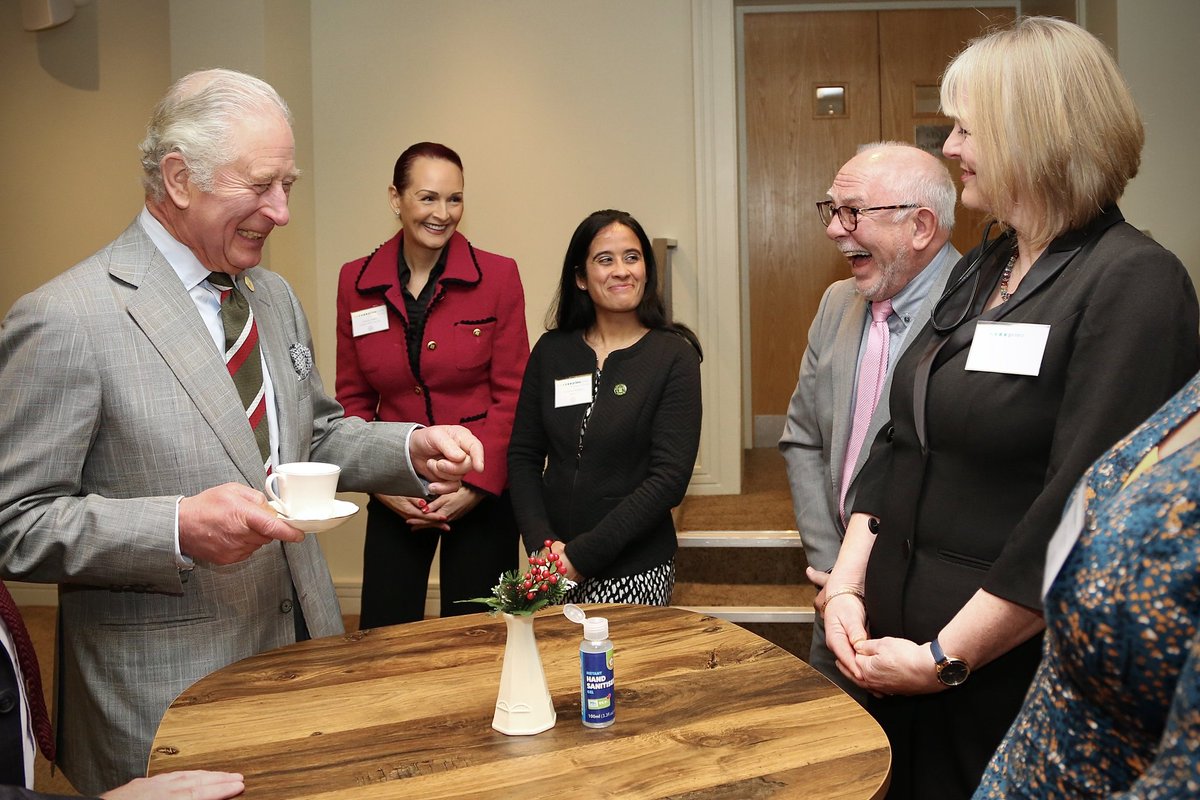 PRIMECymru's tweet photo. During the visit, he greeted our volunteer mentors and spoke to mentees about their businesses. https://t.co/RQPdoZrWMx