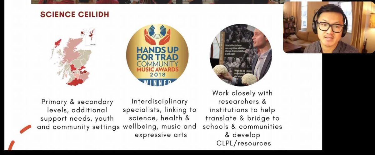 IndSciFest's tweet photo. How can science, dance, art, research, culture and society come together? @fiddleBrain tells us how! Catch him at #SciCommHuddle
#ISF2022 #Scienceandcommunity https://t.co/9ARJx674wf